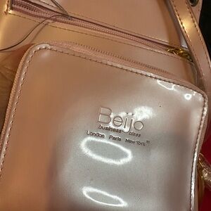 Beijo Pink Women's Crossbody Bag with an Adjustable Strap